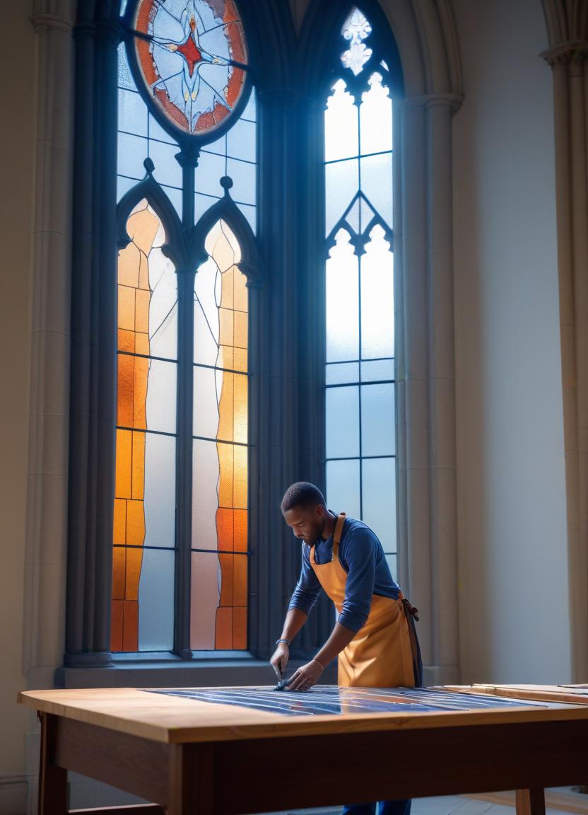 freepik__an-african-male-worker-installing-a-stained-glass-__27071